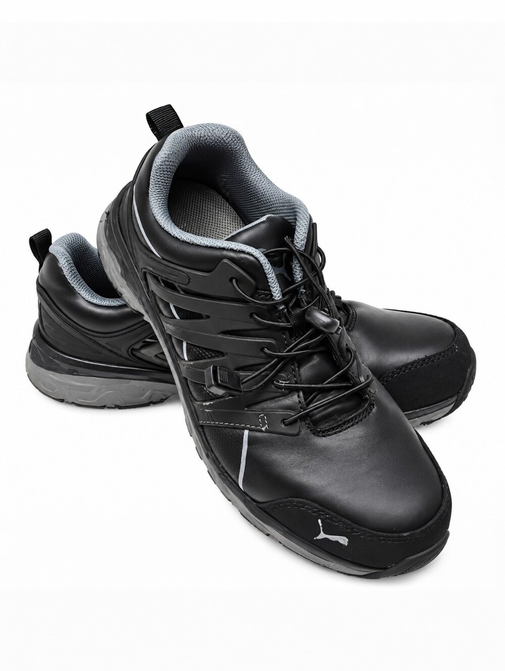 PUMA Men’s 10.5 Black Slip Oil Resistant Work Shoes ASTM P02247